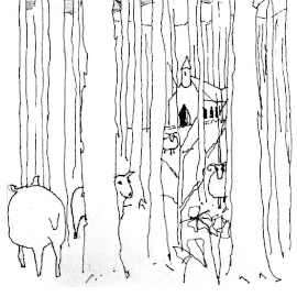 The Braeriach Quartet: Four shiny sheep and no&nbsp;goat.